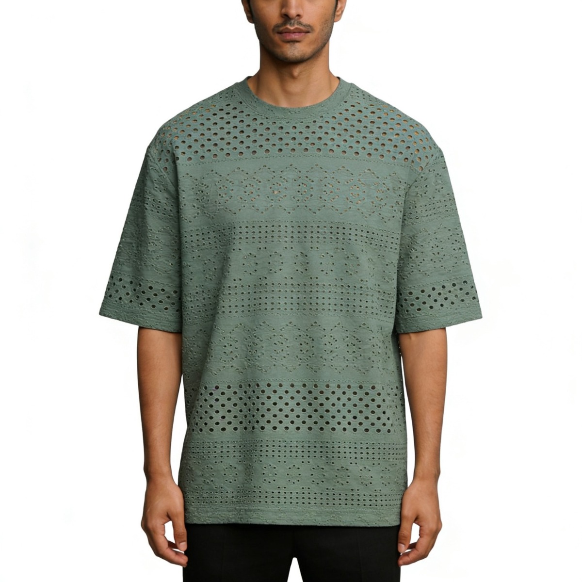 Perforated Round Neck Premium thumbnail 2